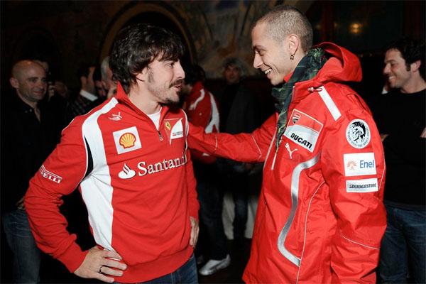 Alonso: "¿Un desafío con Rossi? Tal vez a final de temporada"