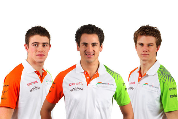 Adrian Sutil y Paul di Resta, pilotos oficiales de Force India