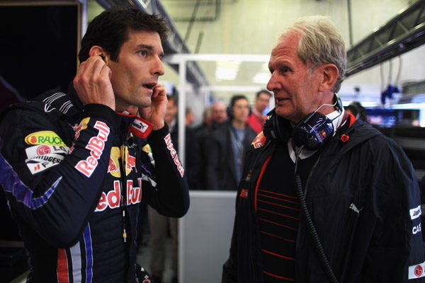 Marko asegura que sólo los problemas hicieron que Webber aguantara el ritmo de Vettel
