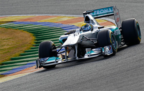 Hülkenberg es el más rápido en la primera mañana en Cheste