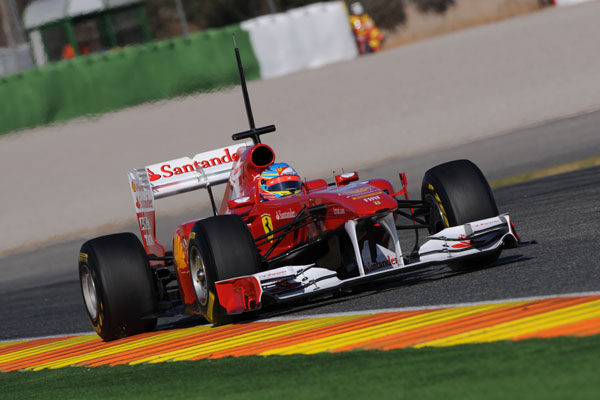 Fernando Alonso es el más rápido del segundo día de test en Cheste