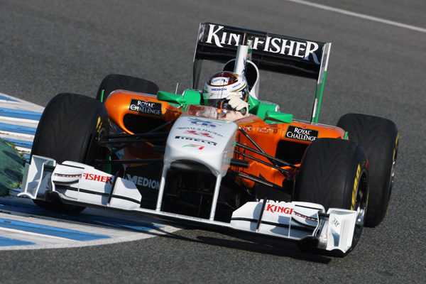 Debut exitoso del nuevo Force India en Jerez