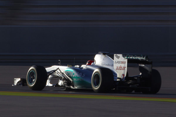 Schumacher marca el mejor tiempo en la segunda jornada en Jerez