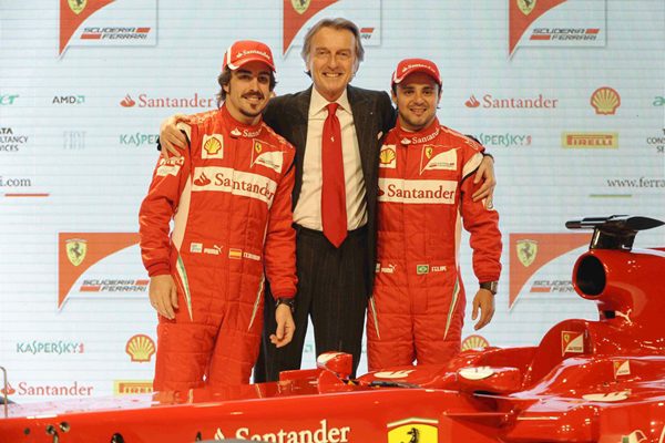 Montezemolo iguala a Alonso con Lauda y Schumacher