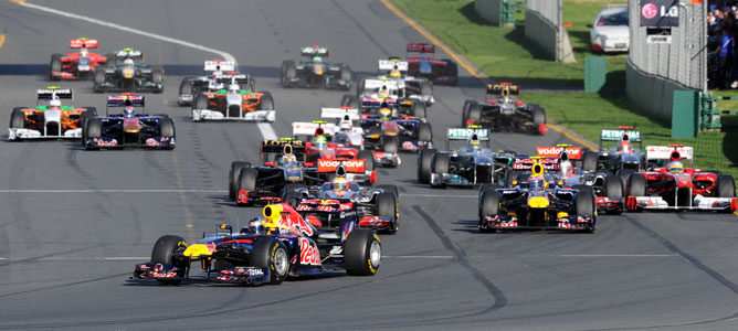 Vettel logra la victoria en el GP de Australia 2011