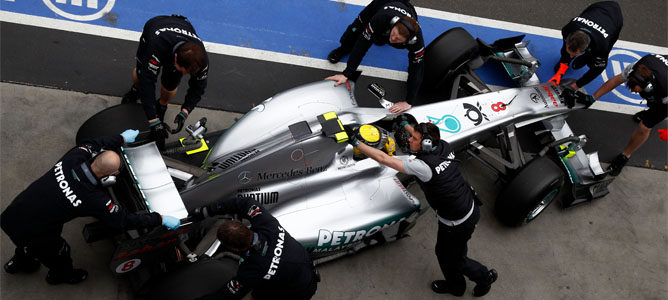Desafortunado comienzo de temporada para Mercedes