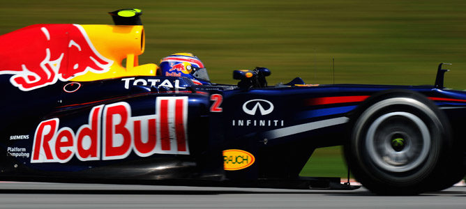 Mark Webber sigue delante en los libres 2 del GP de Malasia 2011