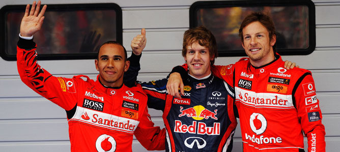 Tercera 'pole' consecutiva del año para Vettel en el GP de China 2011