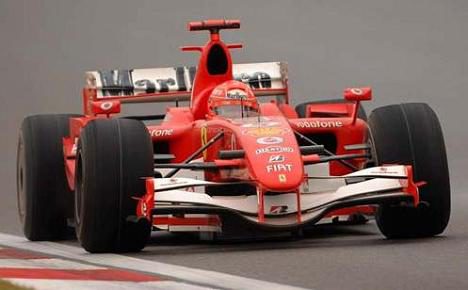 Schumacher rueda ya con el F2008