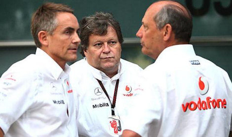 Whitmarsh: "Ron tiene todo el apoyo de nuestros accionistas"