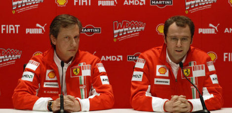 Ferrari ya está probando el coche de 2009
