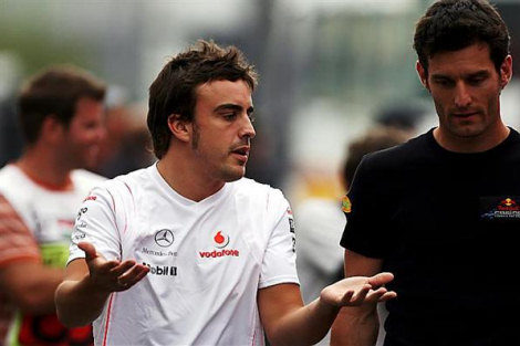 Webber: "Alonso sólo está siendo realista"