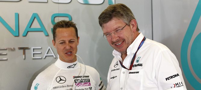 Brawn no pierde la fe en Schumacher