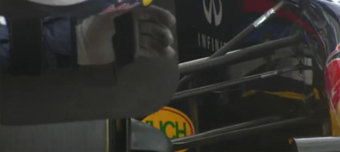 Red Bull usa un sistema láser en sus paradas de boxes