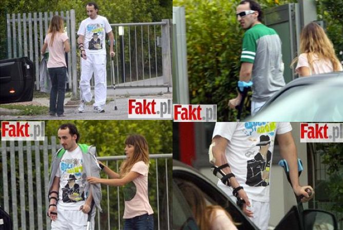 Primeras imágenes de Robert Kubica tras su grave accidente