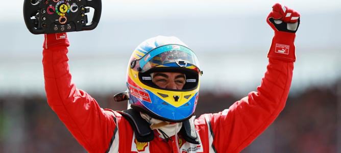 Victoria de Fernando Alonso en el GP de Gran Bretaña 2011