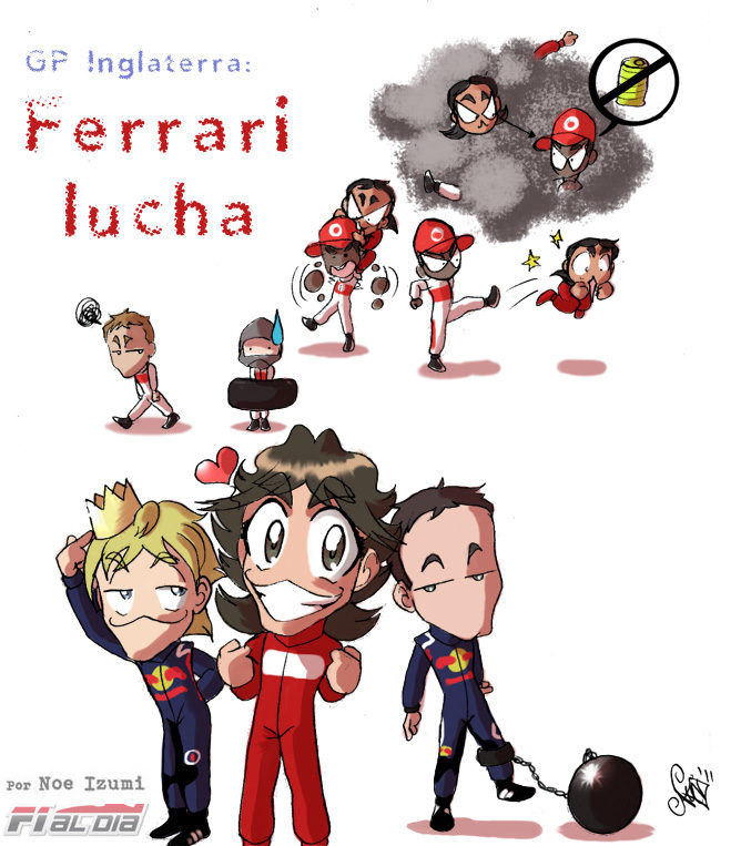 Los Chibis (54): Ferrari sigue en la lucha