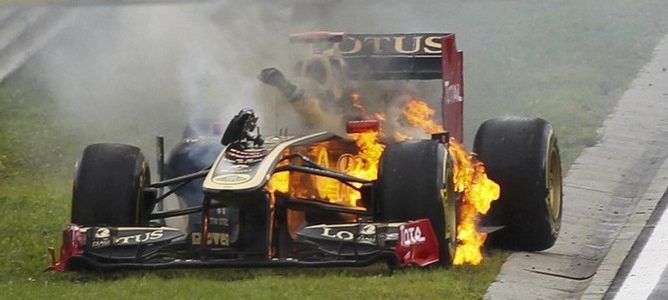 Lotus Renault GP se ve obligada a desechar el chasis de Nick Heidfeld