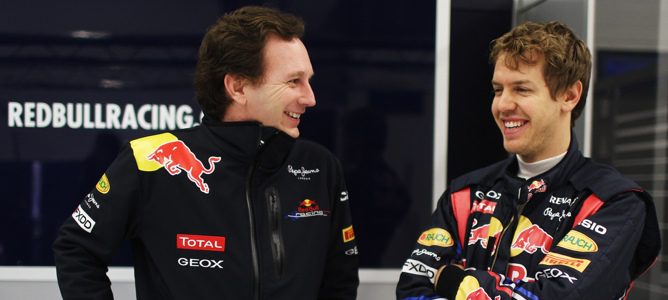 Christian Horner: "Sebastian Vettel absorbe muy bien la presión"