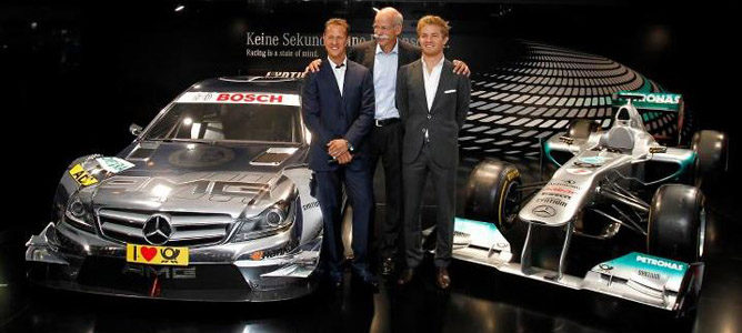 Sebastian Vettel, Michael Schumacher y Nico Rosberg también estuvieron en el Salón del Automóvil de Frankfurt