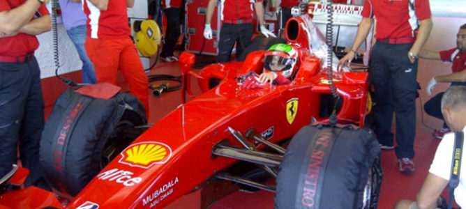 Sergio Pérez completa su test con Ferrari