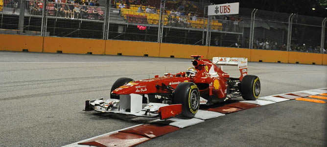Sebastian Vettel marca el ritmo en la segunda sesión de libres del GP de Singapur
