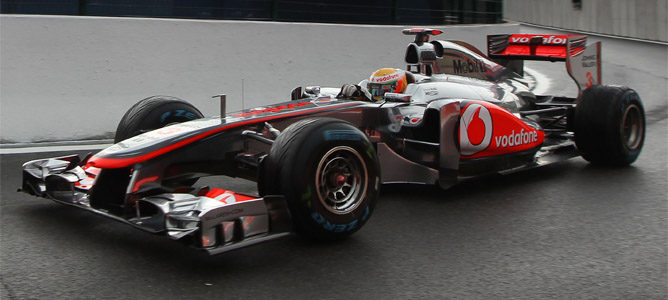 Lewis Hamilton es el más rápido con intermedios en los segundos libres del GP de Corea