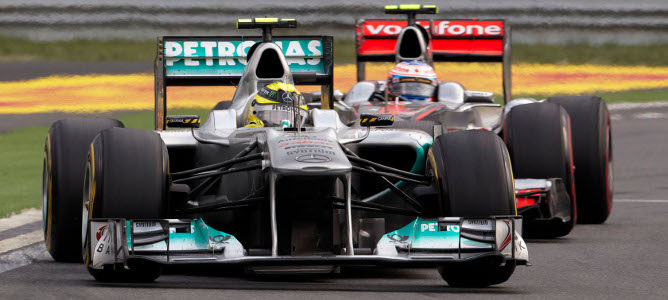 Mercedes GP prueba un nuevo sistema basado en el "F-duct"