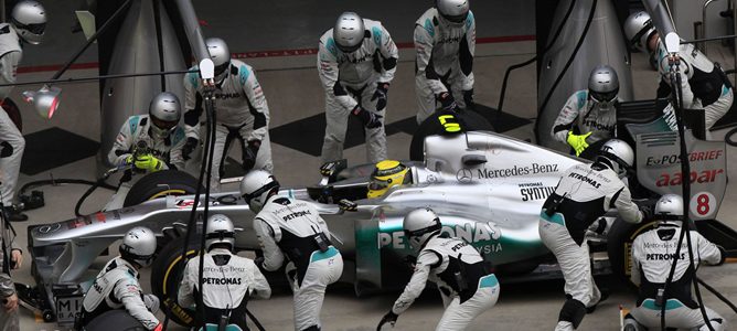 El equipo Mercedes GP está dispuesto a hacer una buena actuación en Buddh