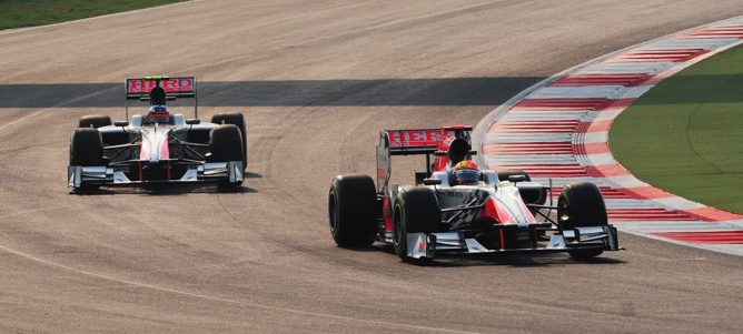 Narain Karthikeyan: "Es una sensación maravillosa haber terminado el primer GP de India"