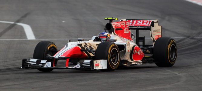 Narain Karthikeyan: "Es una sensación maravillosa haber terminado el primer GP de India"