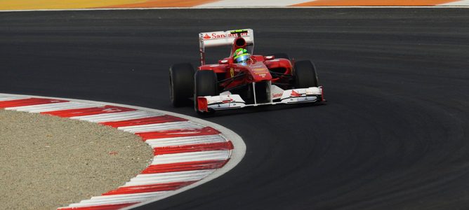 Fernando Alonso: "Estoy muy feliz de haber subido al podio en India"