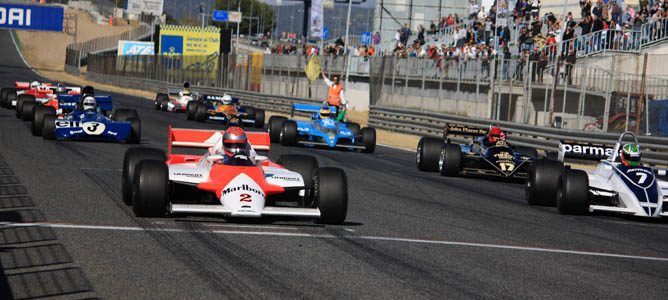 El circuito del Jarama vibró de nuevo con la Fórmula 1 Histórica