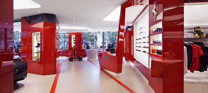 La apertura de la primera Ferrari Store en Madrid está casi lista