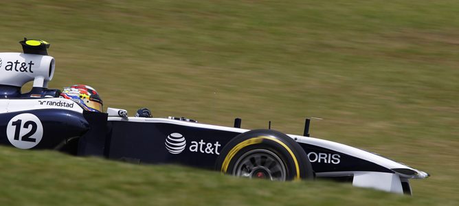 Pastor Maldonado en la clasificación del GP d Brasil 2011