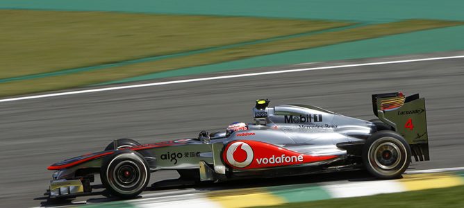 Jenson Button clasificación GP Brasil 2011