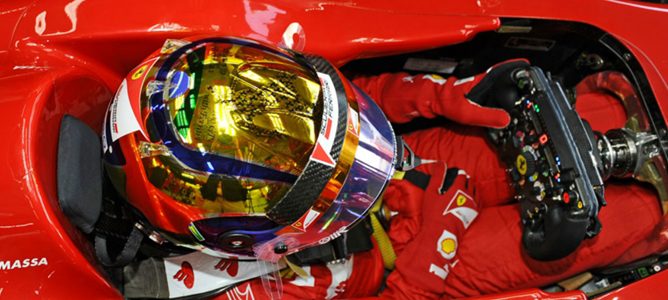 Casco de especial de Felipe Massa para GP de Brasil 2011