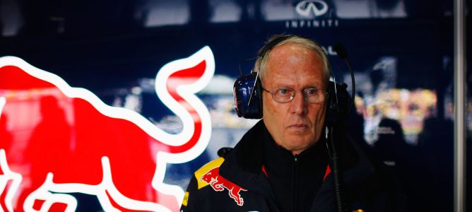 Helmut Marko con gesto serio