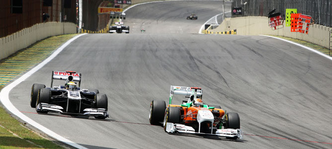 Force India en Interlagos