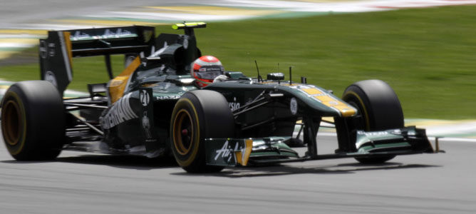 Team Lotus en Interlagos
