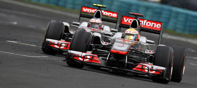 Mercedes celebra su triunfo como mejor fabricante de motores de la F1 en 2011