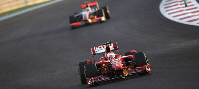 Kimi Räikkönen en Abu Dabi 2009