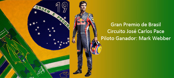 Cartel anunciador GP de Brasil