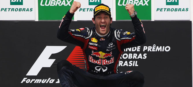 Webber en Interlagos