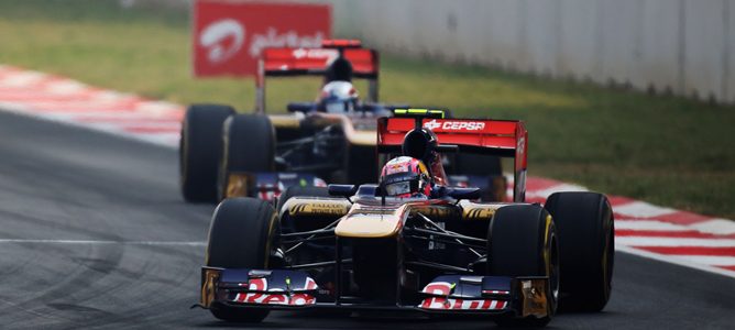 Los pilotos de Toro Rosso: Jaime Alguersuari y Sebastien Buemi