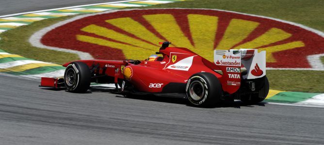 Fernando Alonso en Brasil 2011