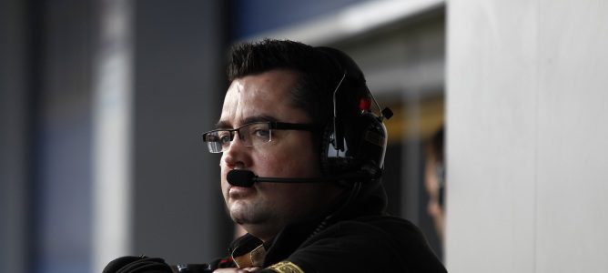 Eric Boullier en 2011 con Lotus Renault GP