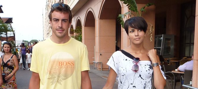 Fernando Alonso y Raquel del Rosario