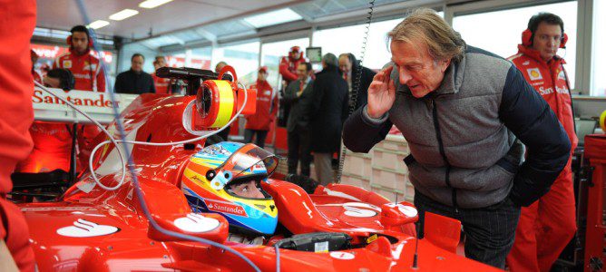 Alonso y Montezemolo en Mugello