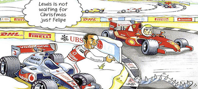 Bernie Ecclestone ya tiene postal de Navidad para 2011